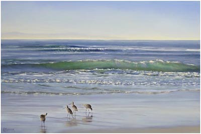 Hendrys Beach moonrise