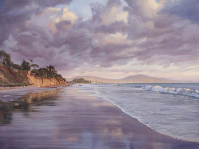 Seascape in Lavender