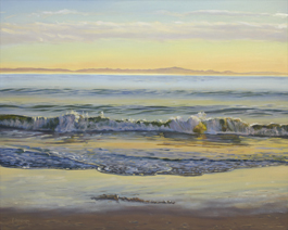 Karen Fedderson Santa Barbara beach painting for sale.