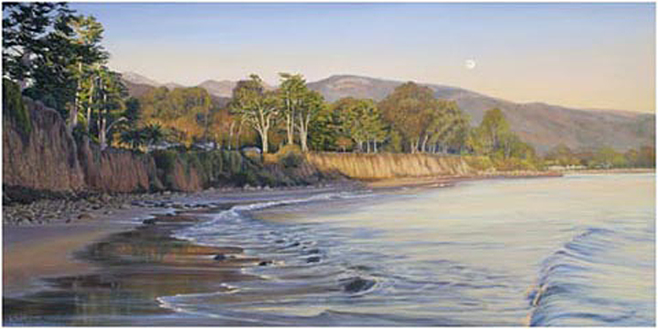 Carpinteria Seascape painting by Karen Fedderson