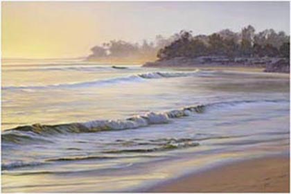 Carpinteria beach painting