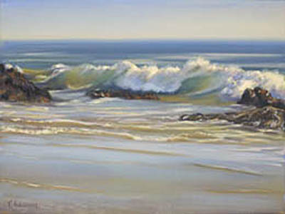ocean painting