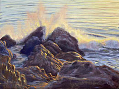 wave painting santa barbara